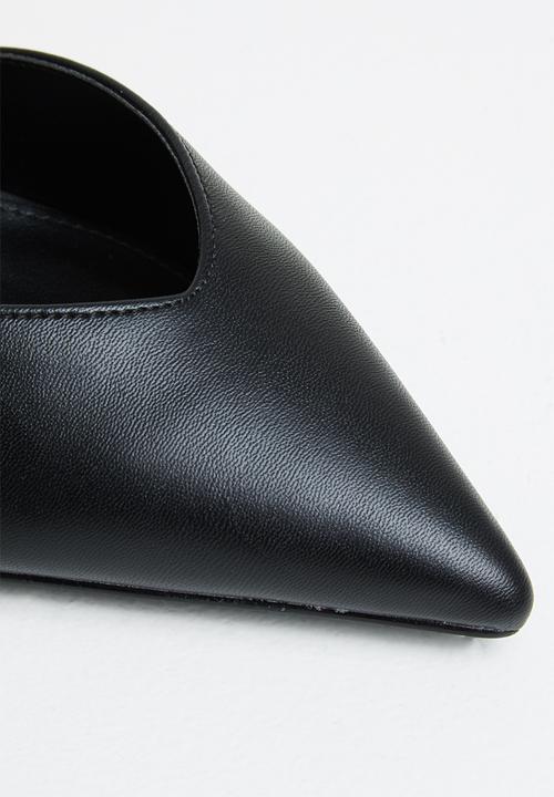 Steve Madden - Quintessa leather heel - black