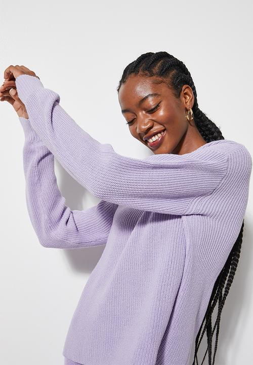 Superbalist - Organic blend pull over - lilac