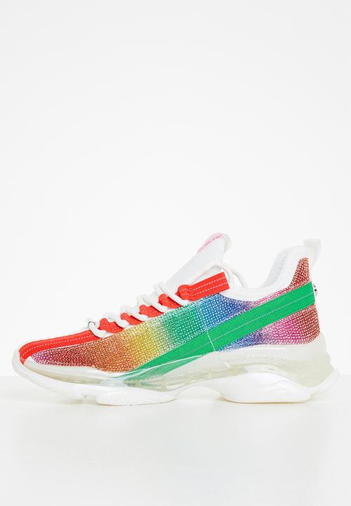 Steve Madden - Max pride sneaker - white rainbow