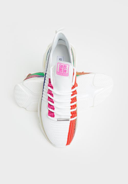 Steve Madden - Max pride sneaker - white rainbow