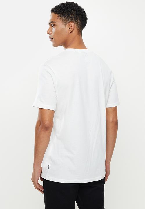 Only & Sons - Onsplayboy red short sleeve tee - white