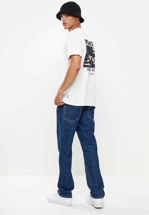 Only & Sons - Onsplayboy red short sleeve tee - white print