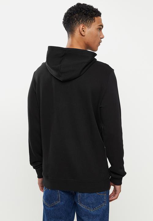 Only & Sons - Onsplayboy reg hoodie sweat - black