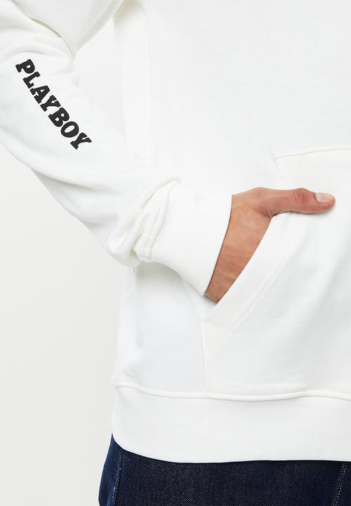 Only & Sons - Onsplayboy reg hoodie sweat - white