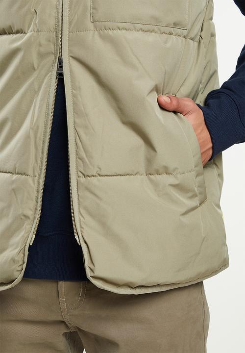 Only & Sons - Jeremy quilted vest - overland trek 