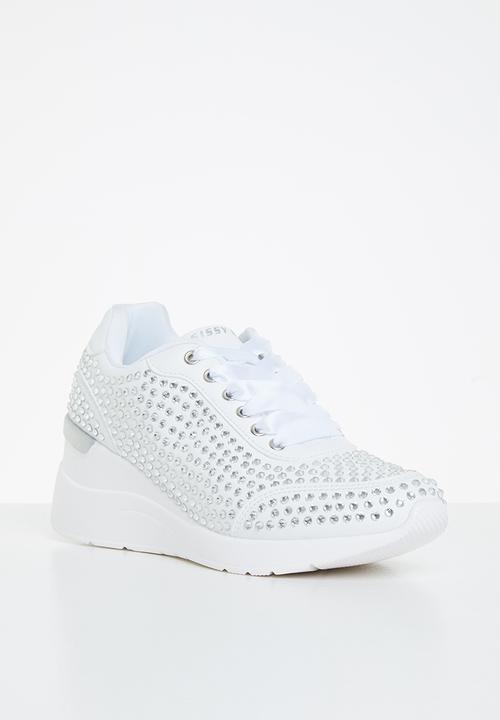 SISSY BOY - Bling fever sneaker - white