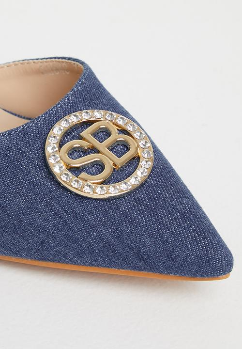 SISSY BOY - Denim diaries heel - blue denim