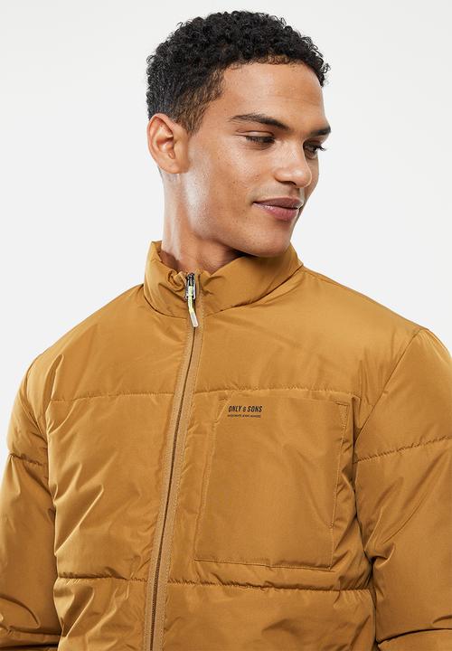 Only & Sons - Jeremy quilted jacket - rubber