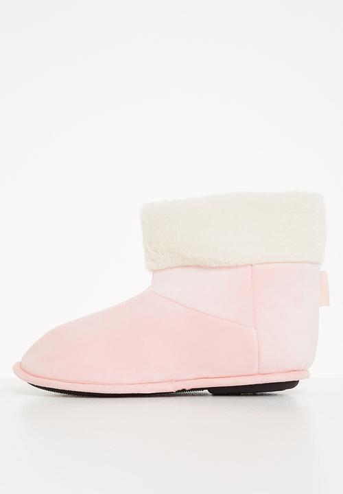 Hush Puppies - Casa slipper boot - pink