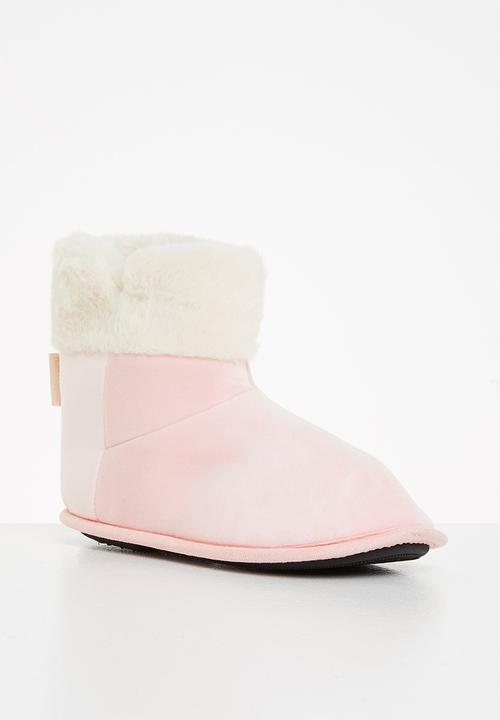 Hush Puppies - Casa slipper boot - pink