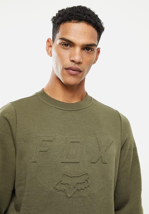 Fox - Backlash crew fleece - dark army