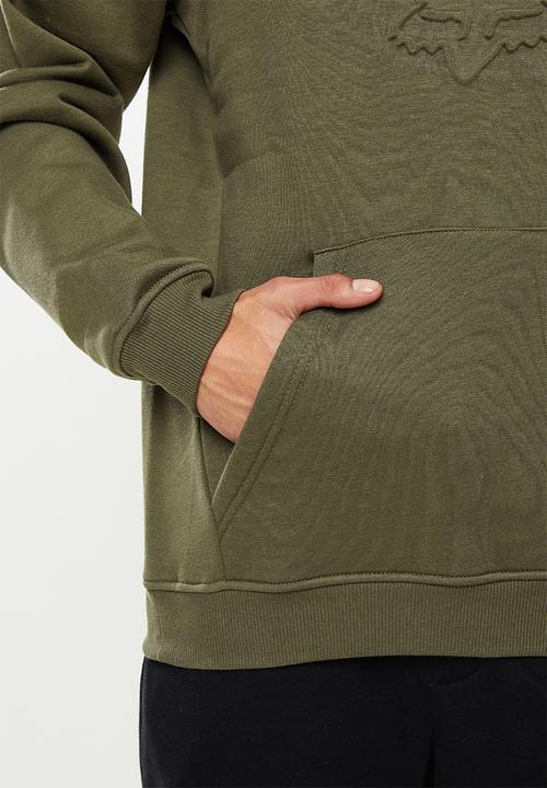 Fox - Backlash crew fleece - dark army