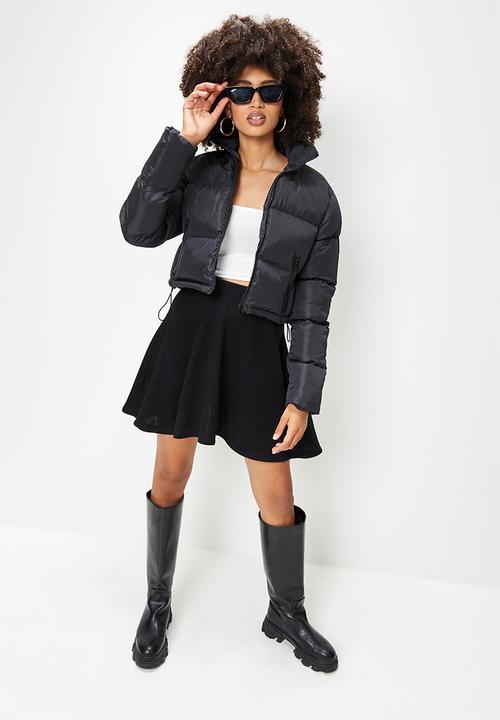 Blake - Skater mini skirt - black
