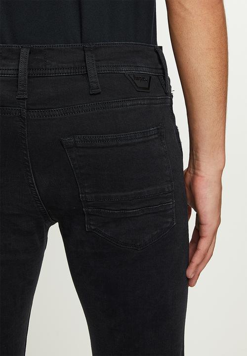 Replay - Titanium skinny jean - black