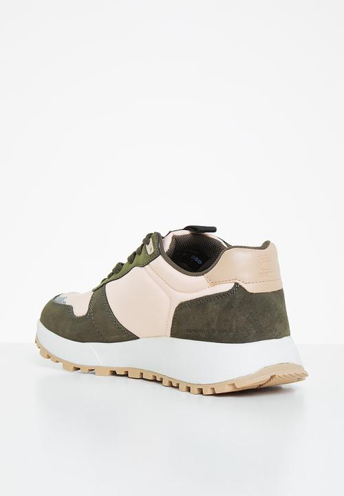 G-STAR - Theq run ctr w - light pink & olive 