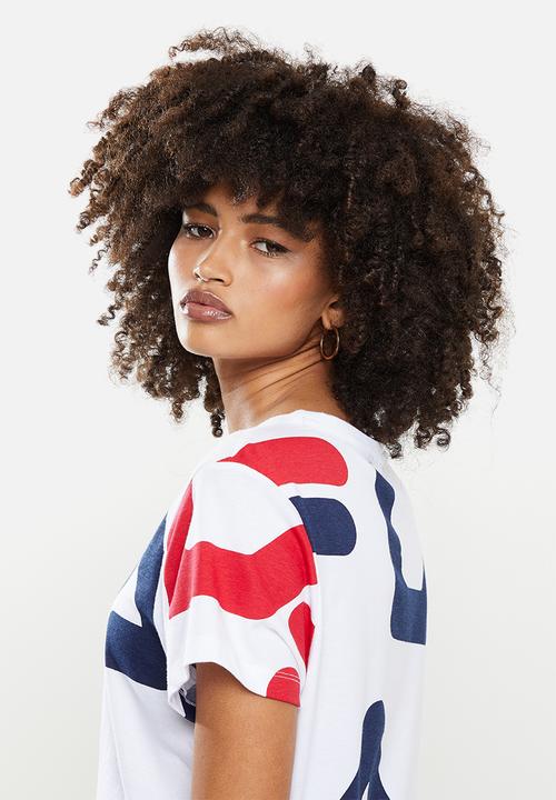 FILA - Sienna aop T-shirt - white