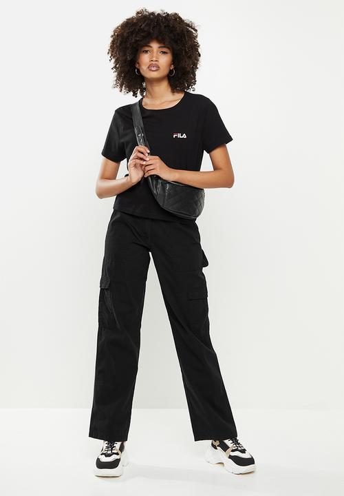 FILA - Noose crop top - black