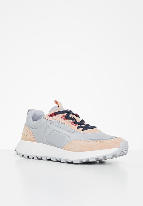 G-STAR - Theq run lgo nyl w - light grey & light pink