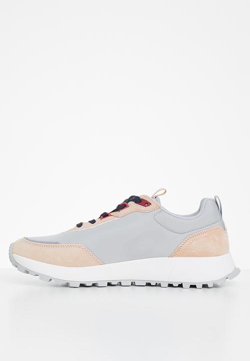 G-STAR - Theq run lgo nyl w - light grey & light pink