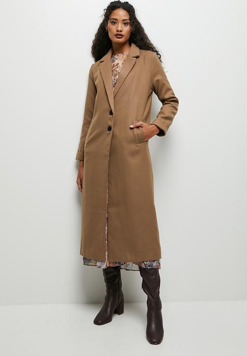 edit - Long duster coat - taupe