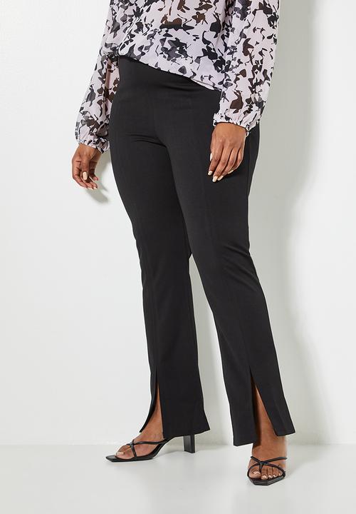 Superbalist - Split front trouser - black