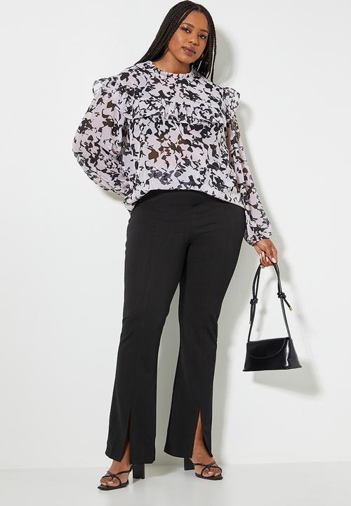 Superbalist - Split front trouser - black