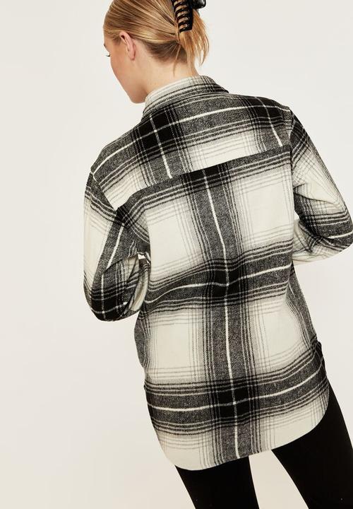 Supré  - Allegra shacket - black & white check