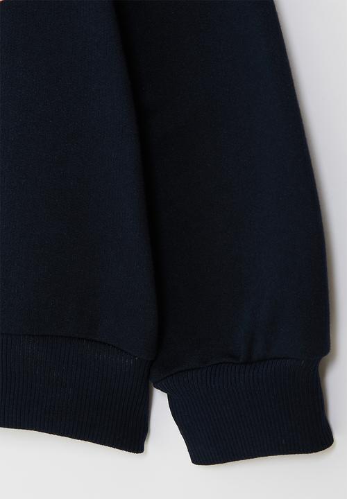 Superbalist Kids - Girls gauged sleeve sweat top - navy