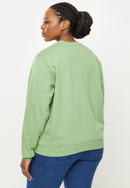 POLO - Plus women  logo sweater - sea green
