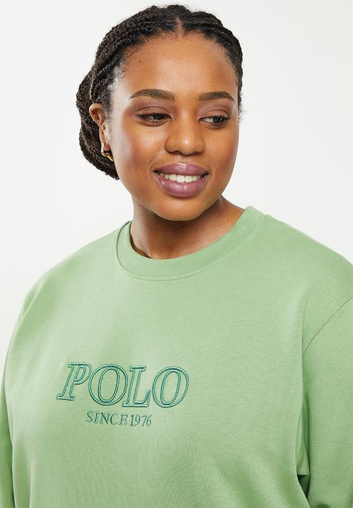POLO - Plus women  logo sweater - sea green
