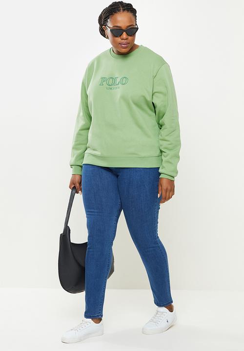 POLO - Plus women  logo sweater - sea green
