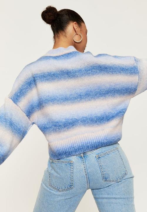 Supré  - Celine ombre knit - blue & neutral 