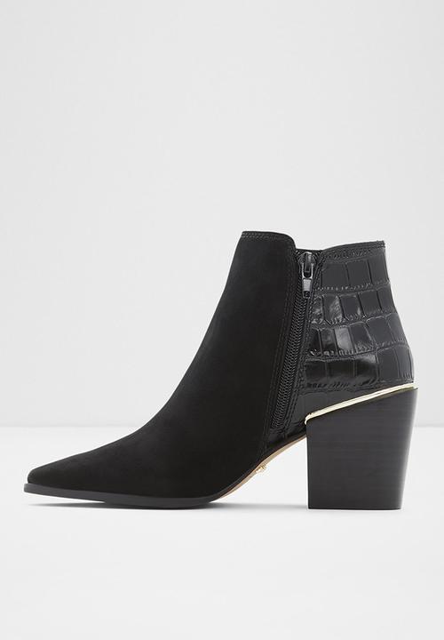 ALDO - Equina leather boot - black