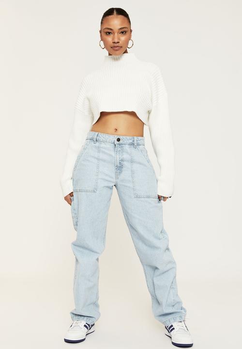 Supré  - Mila mock neck knit - winter white