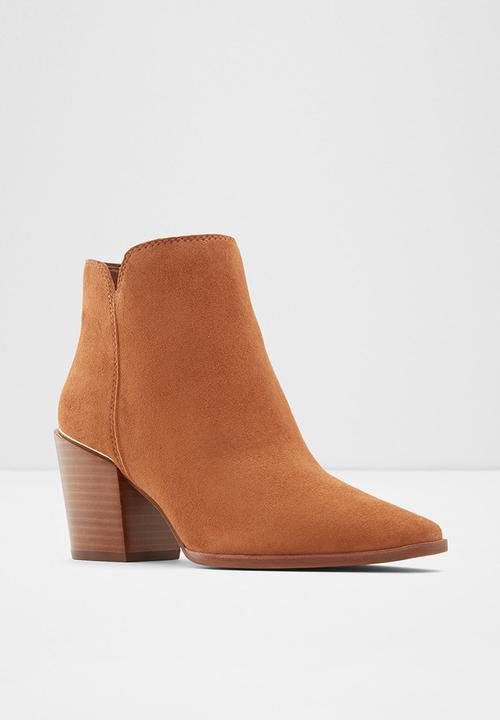 ALDO - Equina leather boot - cognac