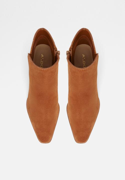 ALDO - Equina leather boot - cognac
