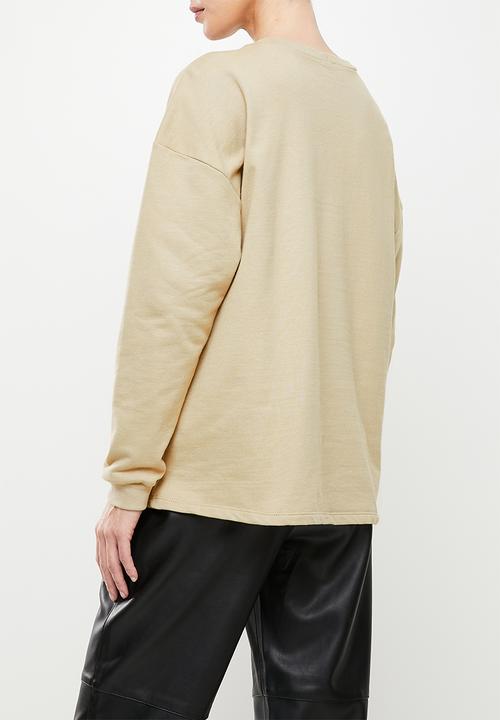 Superbalist - Maternitiy nursing crew neck - cobble stone