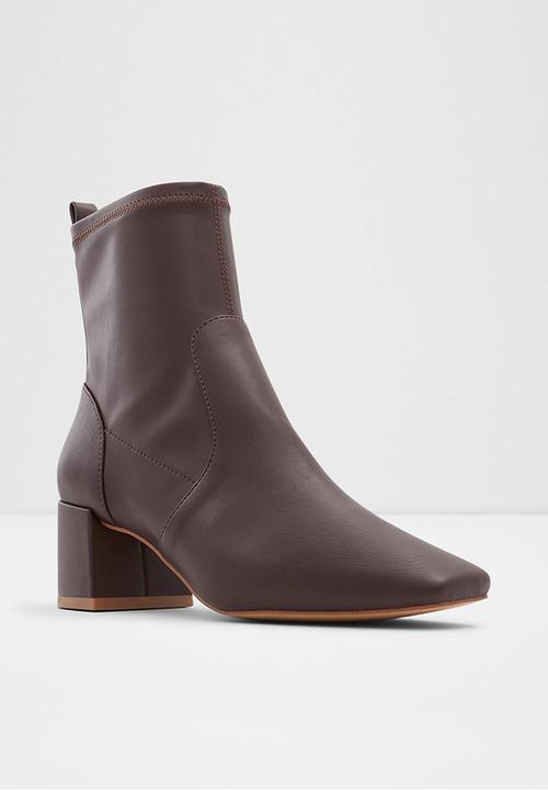 ALDO - Ibiraswen ankle boot - dark brown
