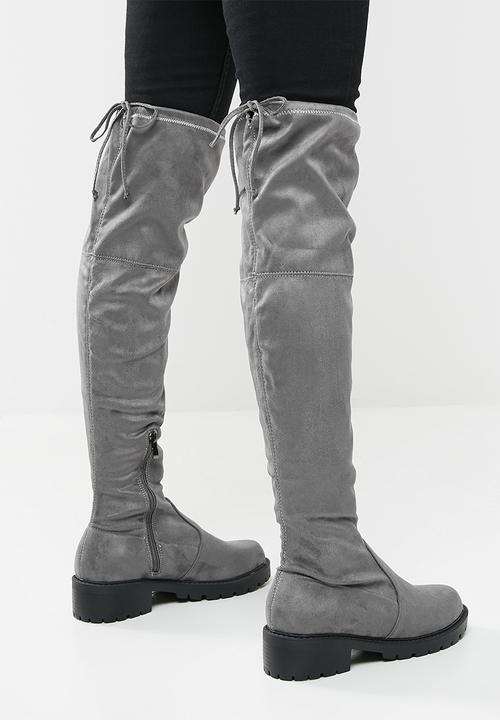 Madison® - Olivia over the knee boot - grey