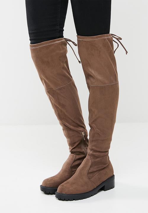 Madison® - Olivia over the knee boot - taupe