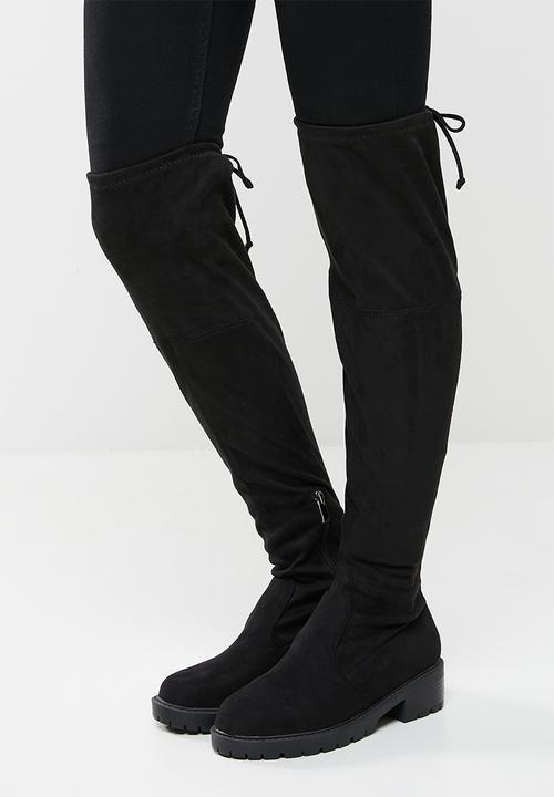 Madison® - Olivia over the knee boot - black