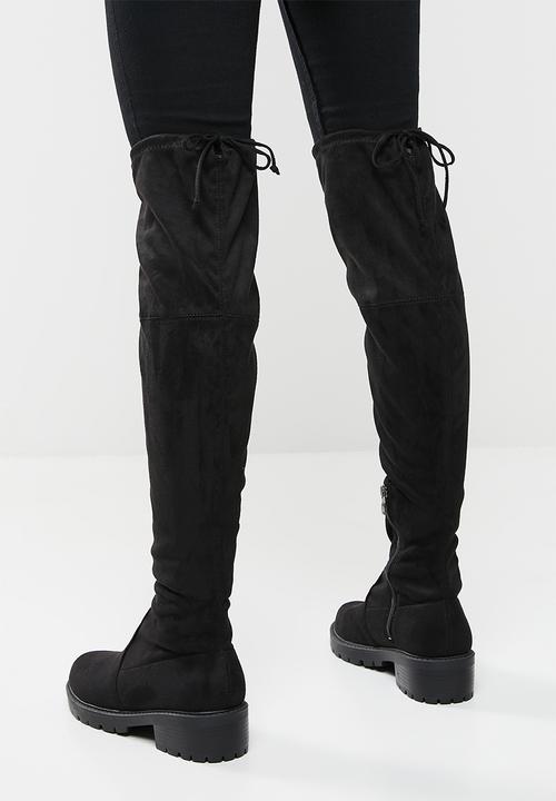 Madison® - Olivia over the knee boot - black
