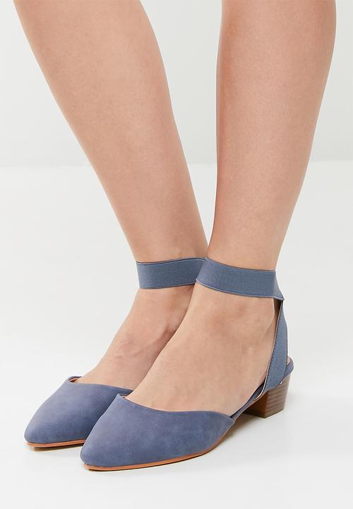 Butterfly Feet - Sling 1 ankle strap heel - blue
