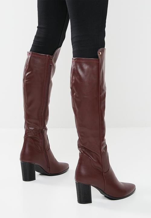 Butterfly Feet - Sierra 1 over the knee boot - burgundy