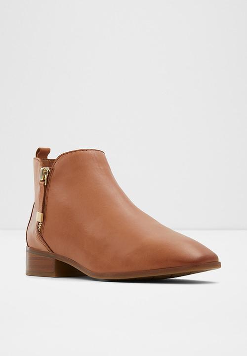 ALDO - Kaelleflex leather boot - cognac