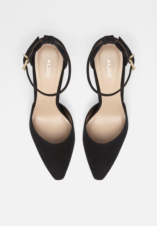 ALDO - Susan leather heel - black