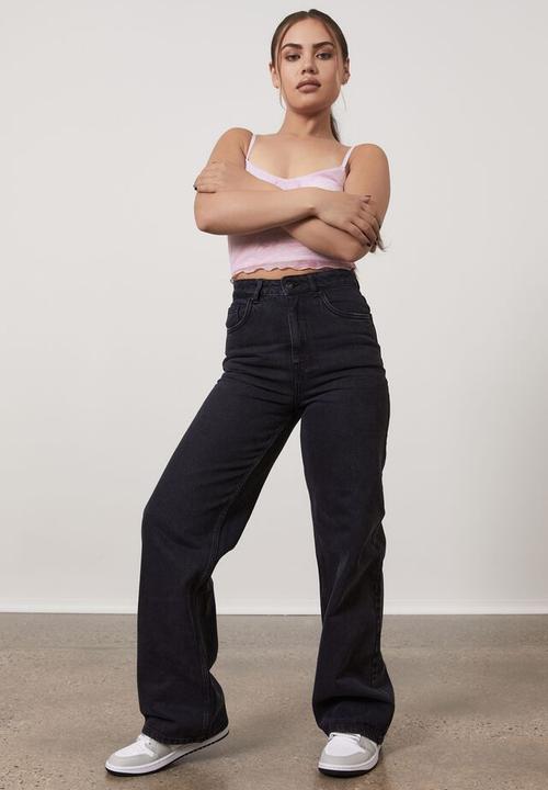 Factorie - 90 s straight leg jean - thrift black