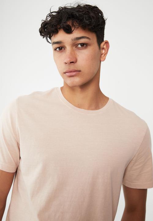 Cotton On - Organic crew t-shirt - dusty blossom