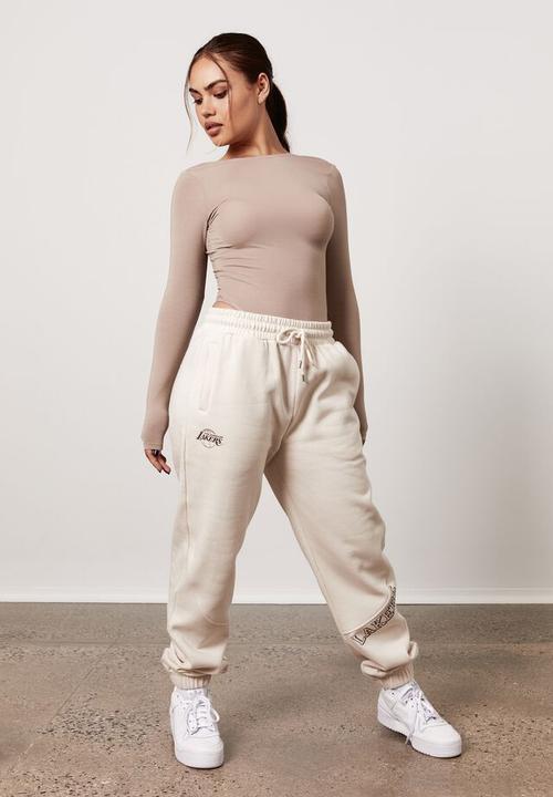 Factorie - Long sleeve open back bodysuit - neutral 