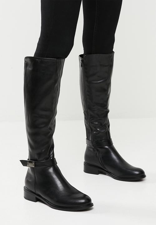 Plum - Ember riding boot - black